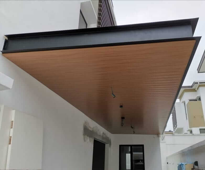 Aluminium Strip Ceiling (Brown)