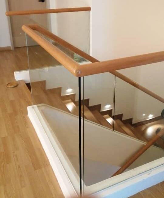 Glass Railing for Staircase