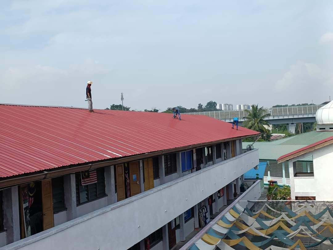 School Roof Construction